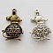 Breloque Souris N&deg;02 Lot de 2 pi&egrave;ces Argent et Bronze