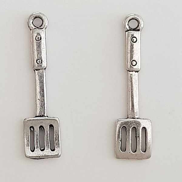 Breloque Spatule Cuisine N&deg;01 Argent