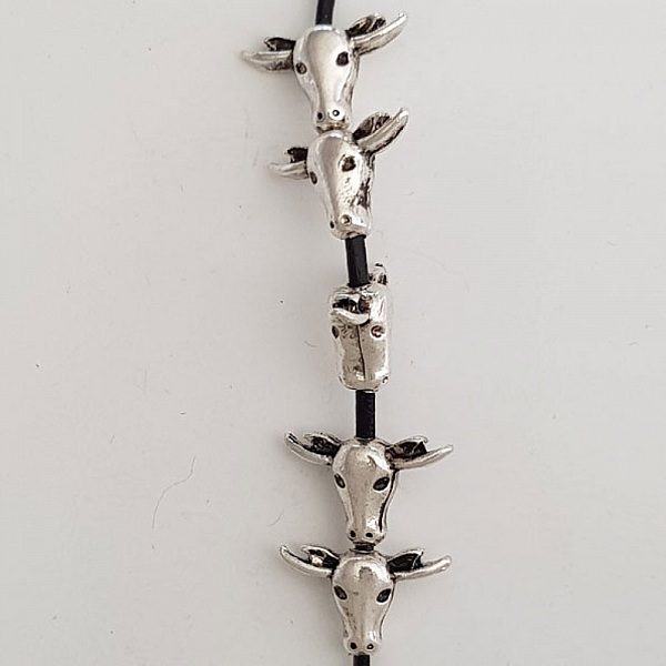 Breloque Vache N&deg;02 x 10 pi&egrave;ces