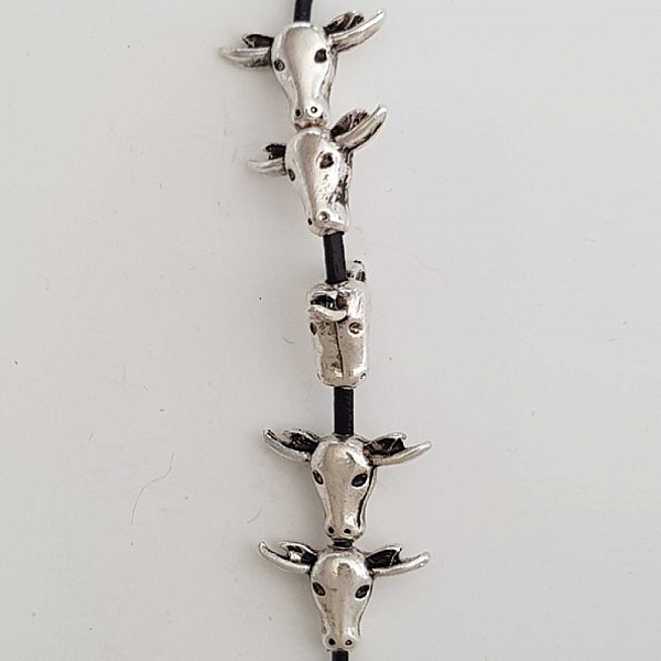 Breloque Vache N&deg;02 x 10 pi&egrave;ces
