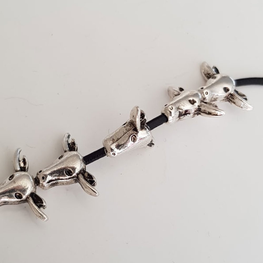 Breloque Vache N&deg;02 x 10 pi&egrave;ces
