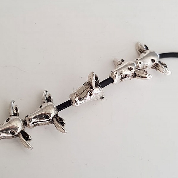 Breloque Vache N&deg;02 x 10 pi&egrave;ces
