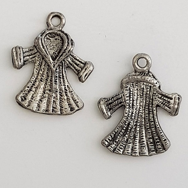 Breloque V&ecirc;tement Veste N&deg;01 Argent.