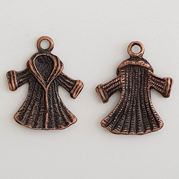 Breloque V&ecirc;tement Veste N&deg;01 Cuivre.