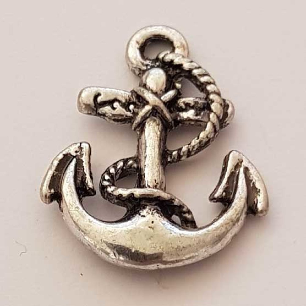 Breloque ancre N&deg;03 Argent