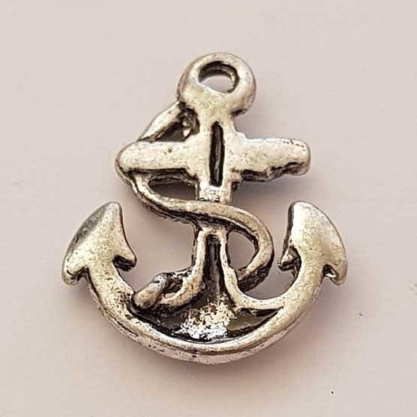 Breloque ancre N&deg;03 Argent