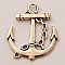 Breloque ancre N&deg;04 Argent