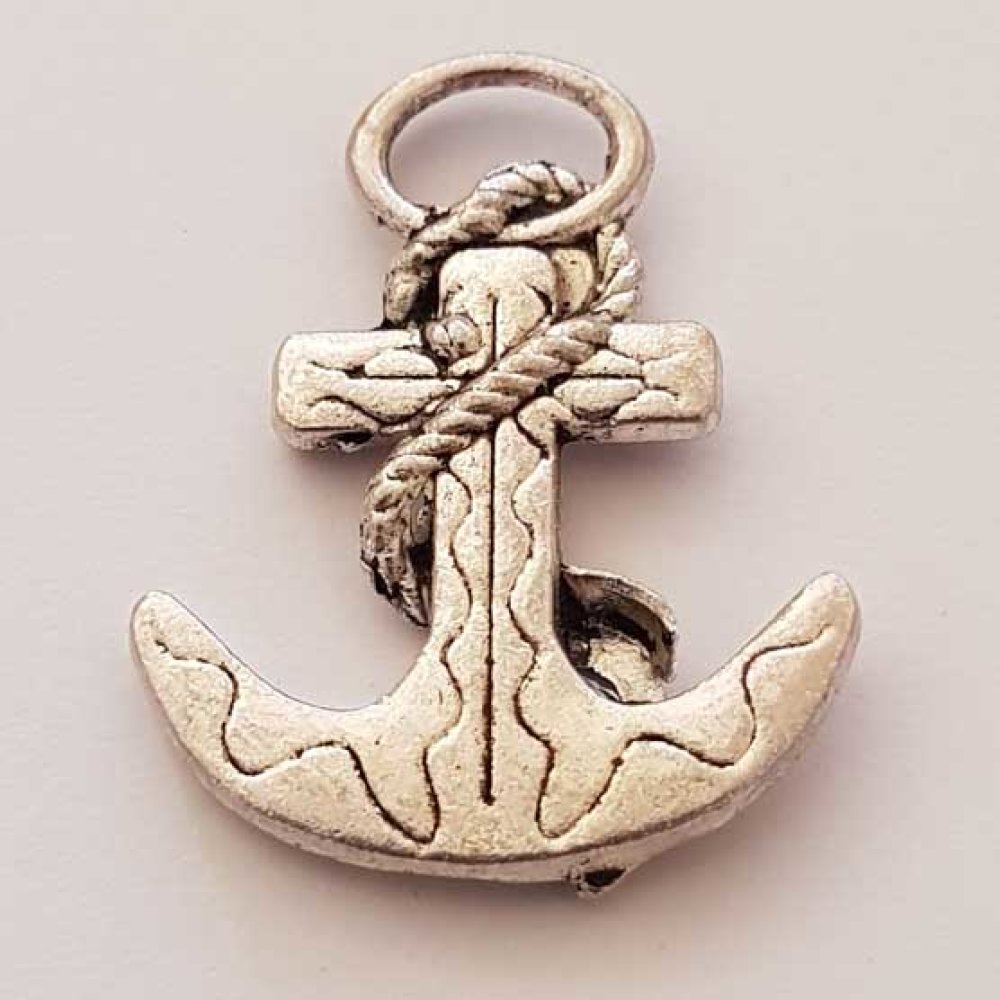 Breloque ancre N&deg;05 Argent