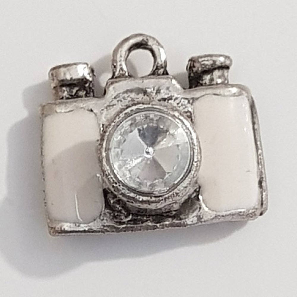 Breloque appareil photo N&deg;04 Argent