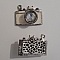 Breloque appareil photo N&deg;05 Argent