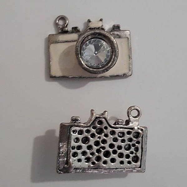 Breloque appareil photo N&deg;05 Argent