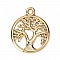 Breloque arbre de vie dor&eacute; N&deg;01