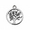 Breloque arbre de vie argent N&deg;02