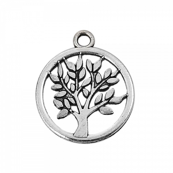 Breloque arbre de vie argent N&deg;02
