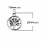 Breloque arbre de vie argent N&deg;02