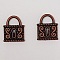 Breloque cadenas serrure N&deg;01 Cuivre