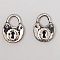 Breloque cadenas serrure N&deg;05