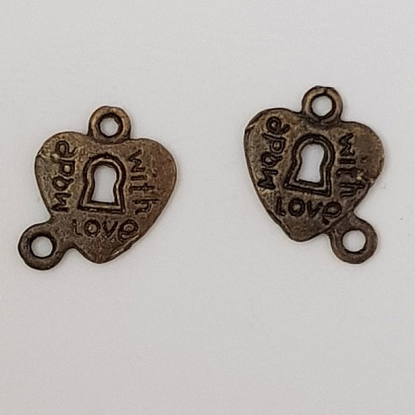 Breloque cadenas serrure N&deg;10 Cuivre