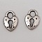 Breloque cadenas serrure N&deg;12 Argent