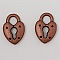 Breloque cadenas serrure N&deg;12 Cuivre