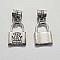 Breloque cadenas serrure N&deg;15 Argent