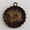 Breloque capsule Bouteille N&deg;00 cuisine Bronze