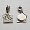 Breloque enveloppe N&deg;02-01 Argent