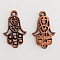 Breloque forme main Hamsa N&deg;02 Bronze