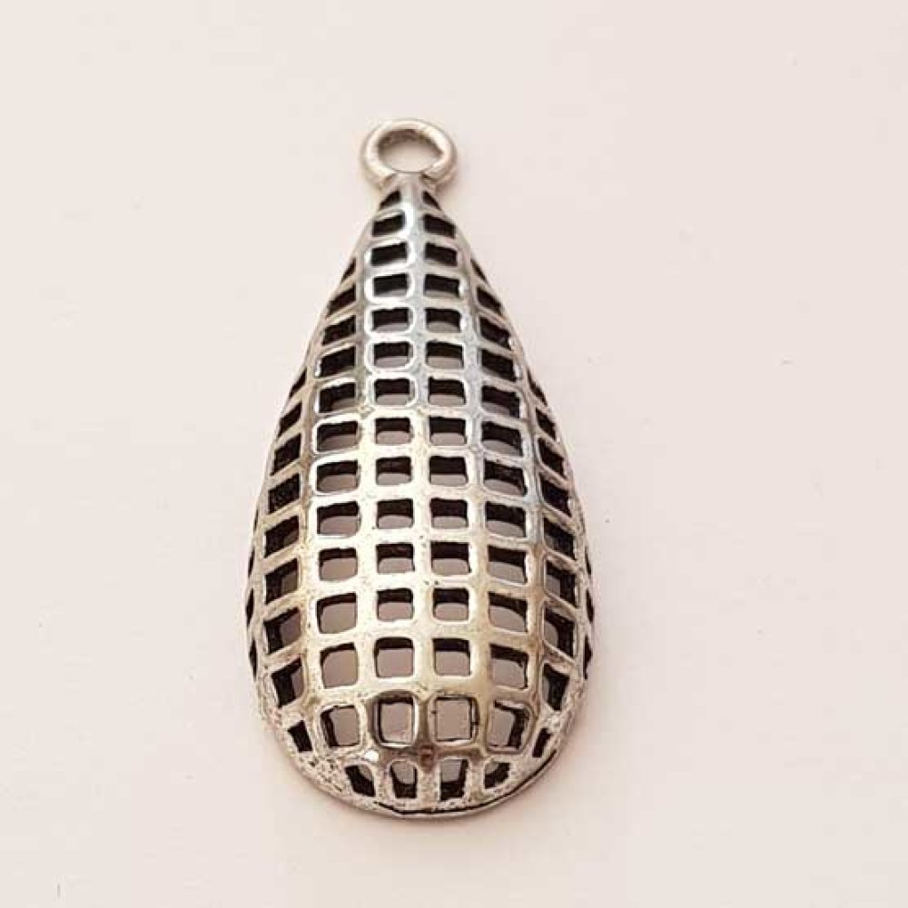 Breloque goutte N&deg;08-01 Argent
