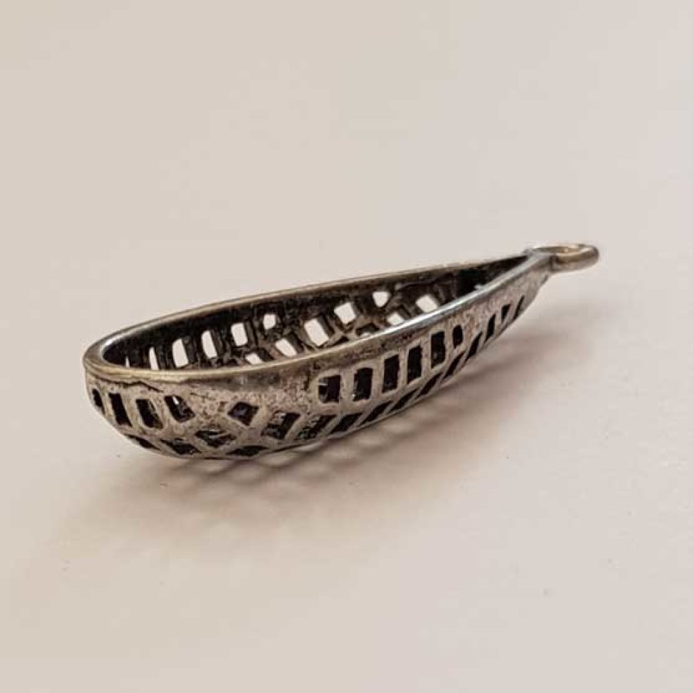 Breloque goutte N&deg;08-01 Argent