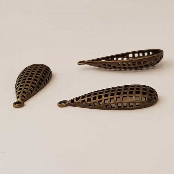 Breloque goutte N&deg;08-01 Bronze