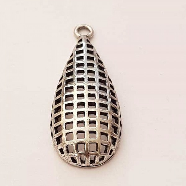 Breloque goutte N&deg;08-01 Argent