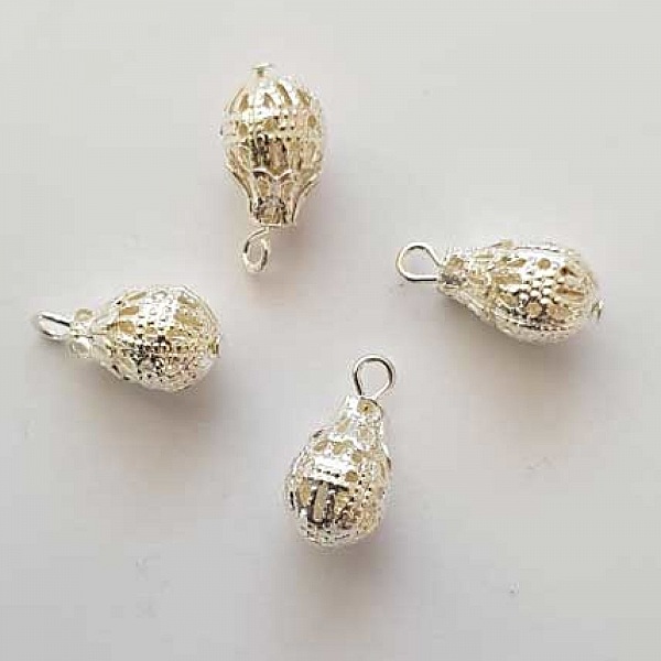 Breloque goutte ajour&eacute; Argent N&deg;01-01