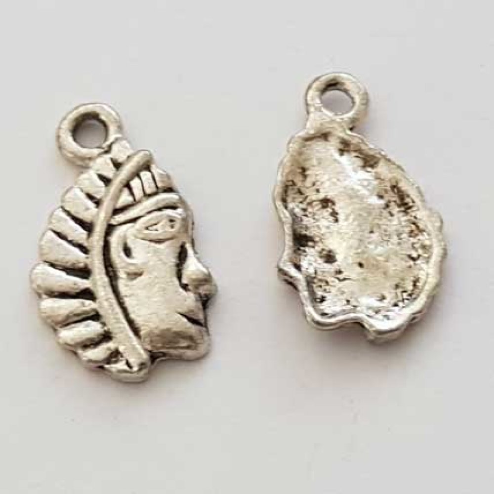 Breloque indien personnage N&deg;01 21 mm