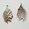 Breloque indien personnage N&deg;02 40 mm