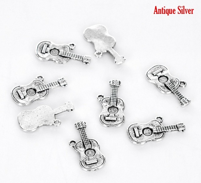 Breloque musique N&deg;38 Argent