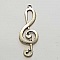Breloque musique N&deg;39 Argent