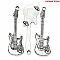 Breloque musique N&deg;50 Guitare