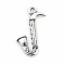 Breloque musique N&deg;51 Saxophone