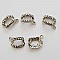 Breloque m&acirc;choire dent croc N&deg;01 Argent