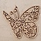 Breloque papillon N&deg;13 Mat