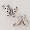 Breloque papillon N&deg;14 Argent