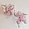 Breloque papillon N&deg;18 Rose
