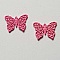 Breloque papillon N&deg;19 Rose 13 x 16 mm