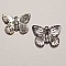 Breloque papillon N&deg;25 Argent 18 x 14 mm