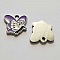 Breloque papillon N&deg;31 Mauve 13 x 13 mm