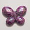 Breloque papillon N&deg;36 Violet 34 x 44 mm