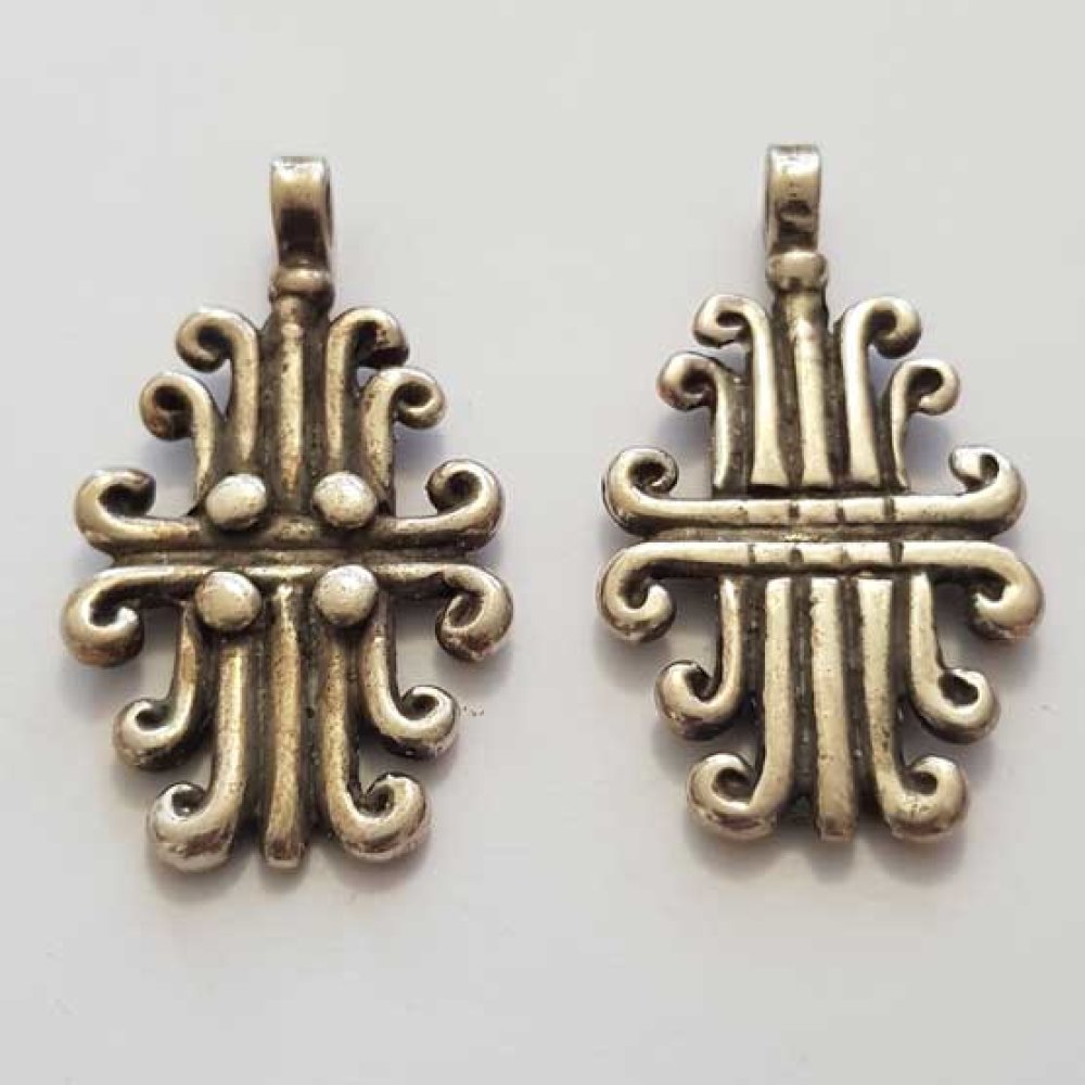Breloque pendentif Argent en Zamac N&deg;003