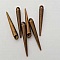 Breloque pic c&ocirc;ne clou bronze N&deg;07 34 mm 01