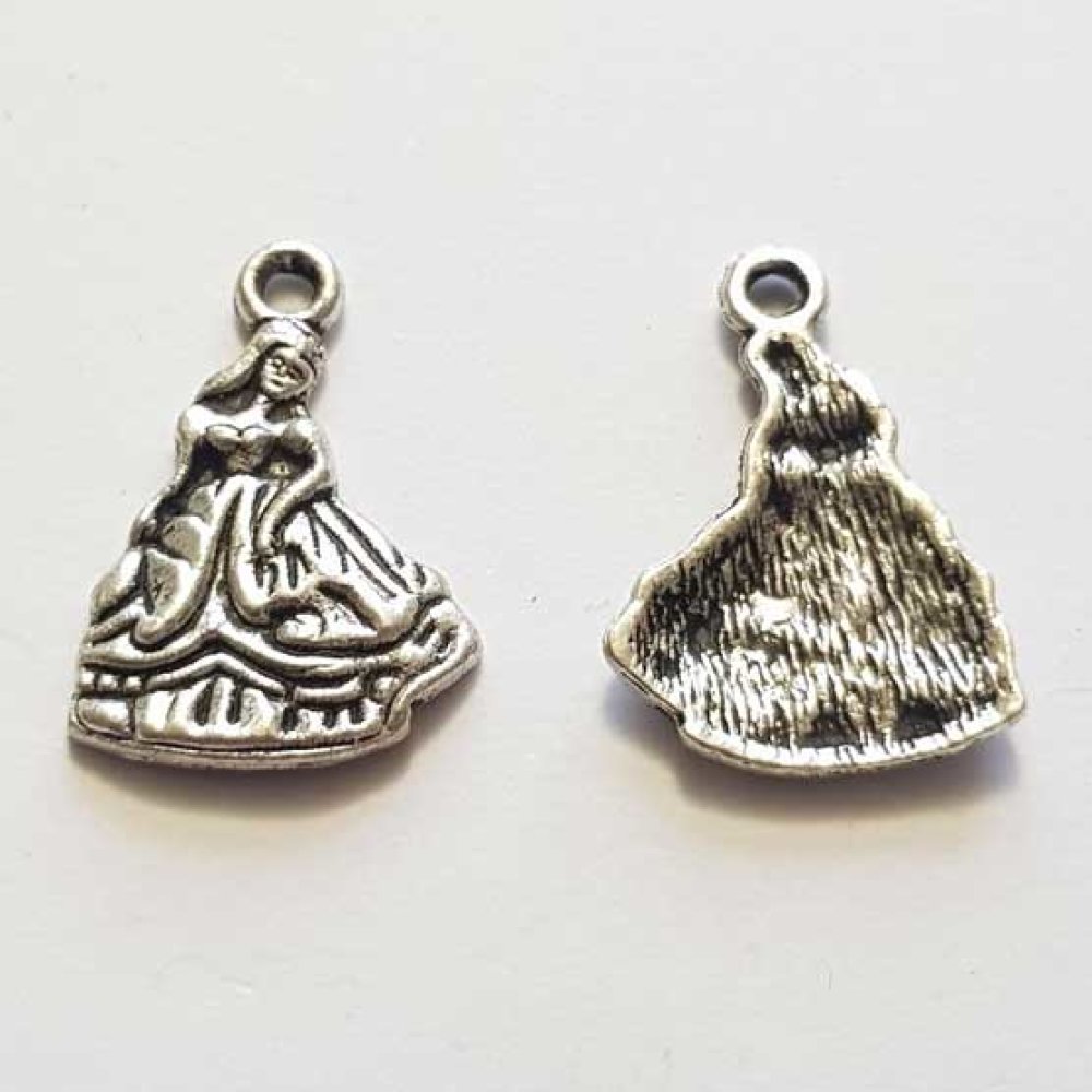 Breloque princesse N&deg;01 Argent